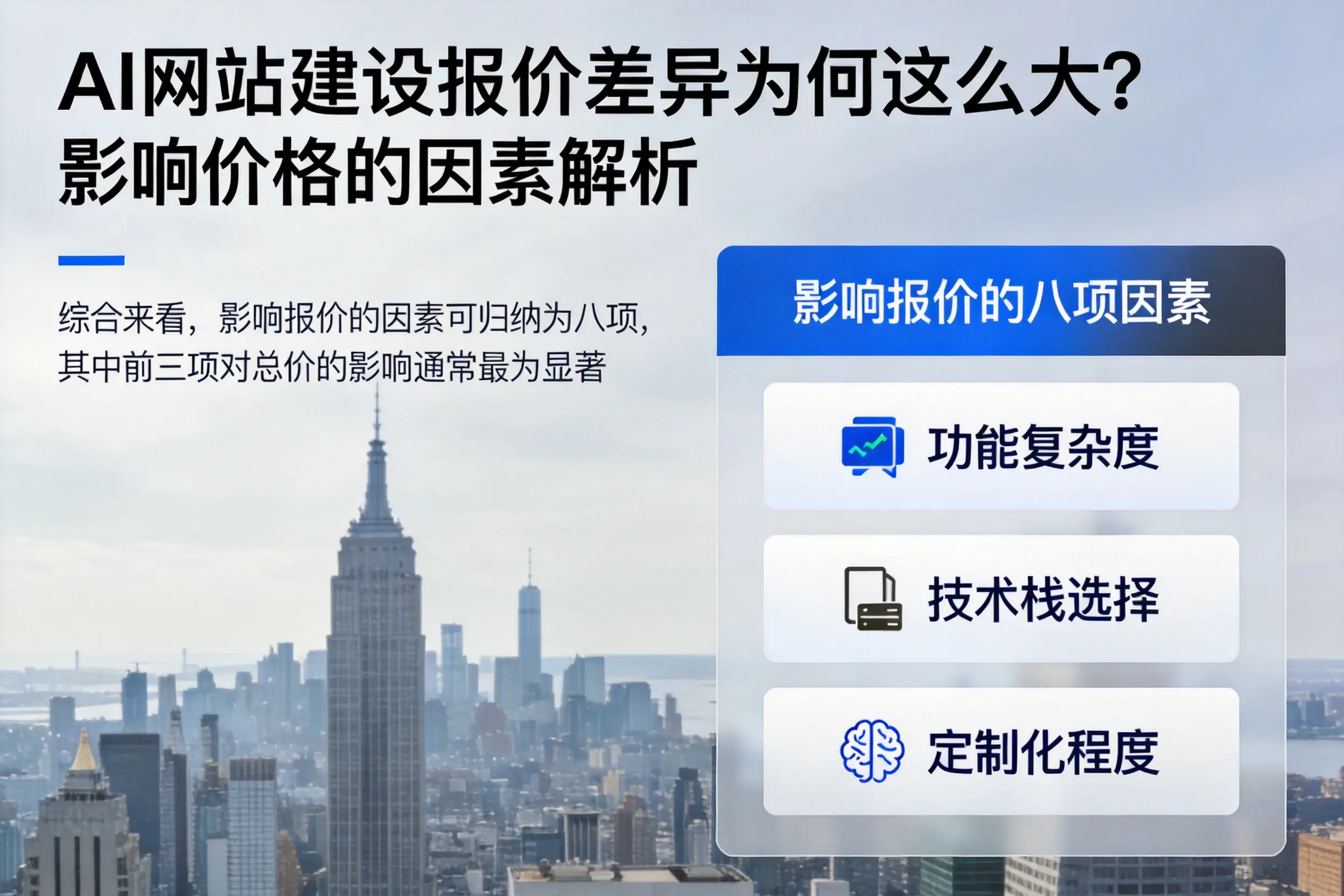 南通AI网站建设报价差异为何这么大?影响价格的因素解析