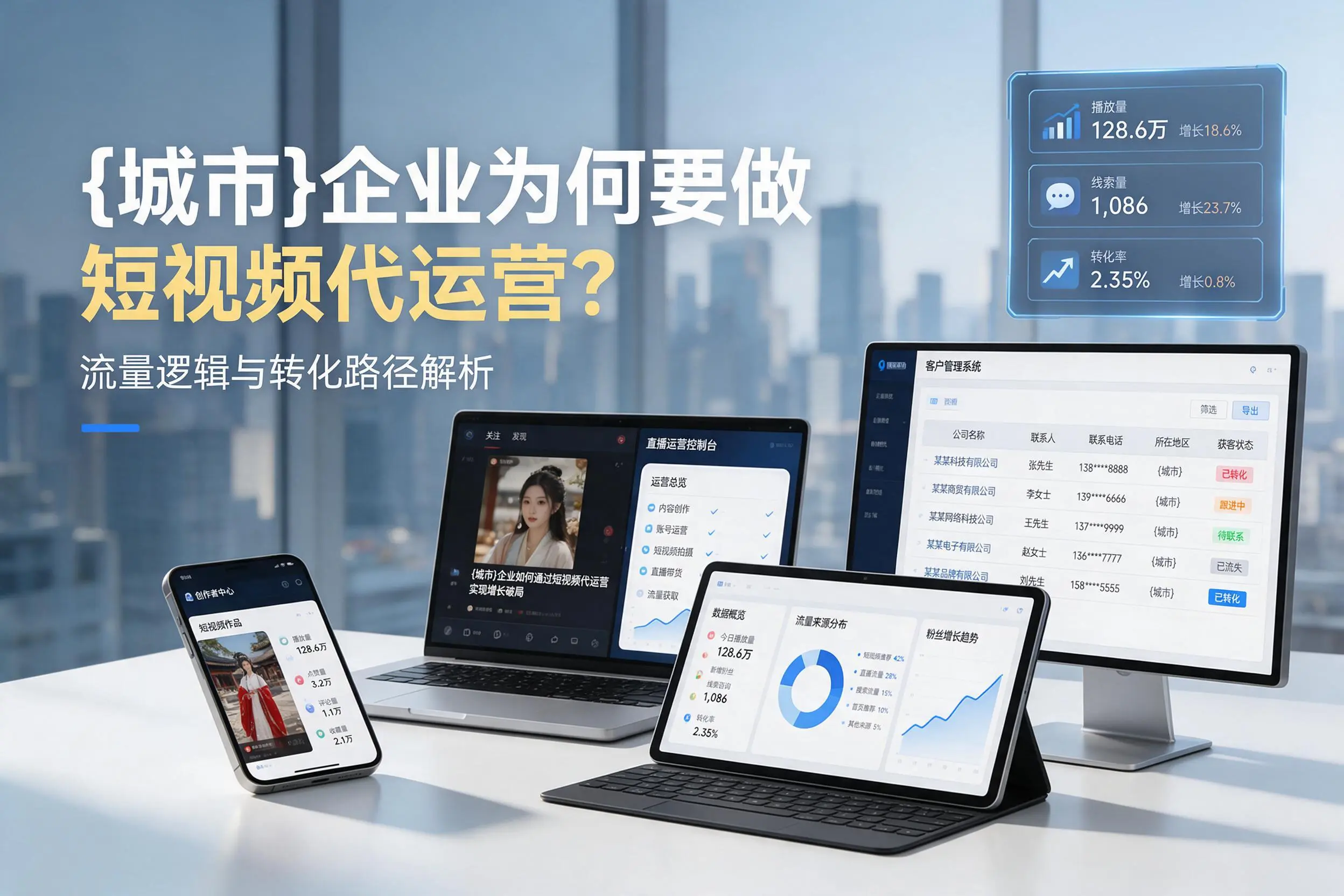 南通企业为何要做短视频代运营？流量逻辑与转化路径解析
