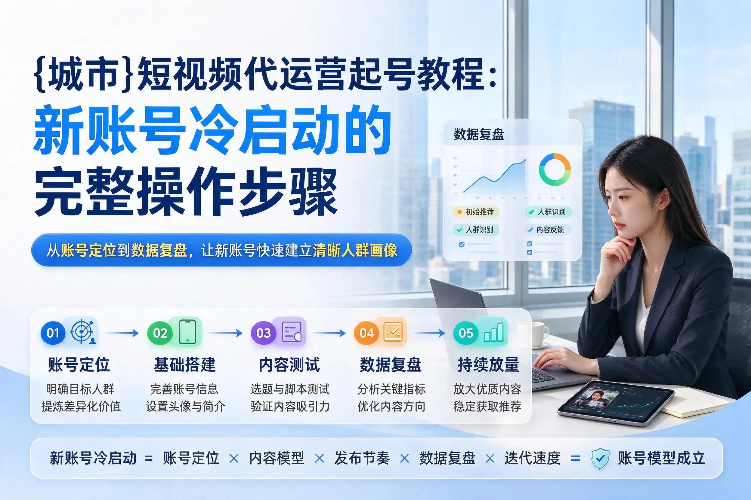 南通短视频代运营起号教程：新账号冷启动的完整操作步骤