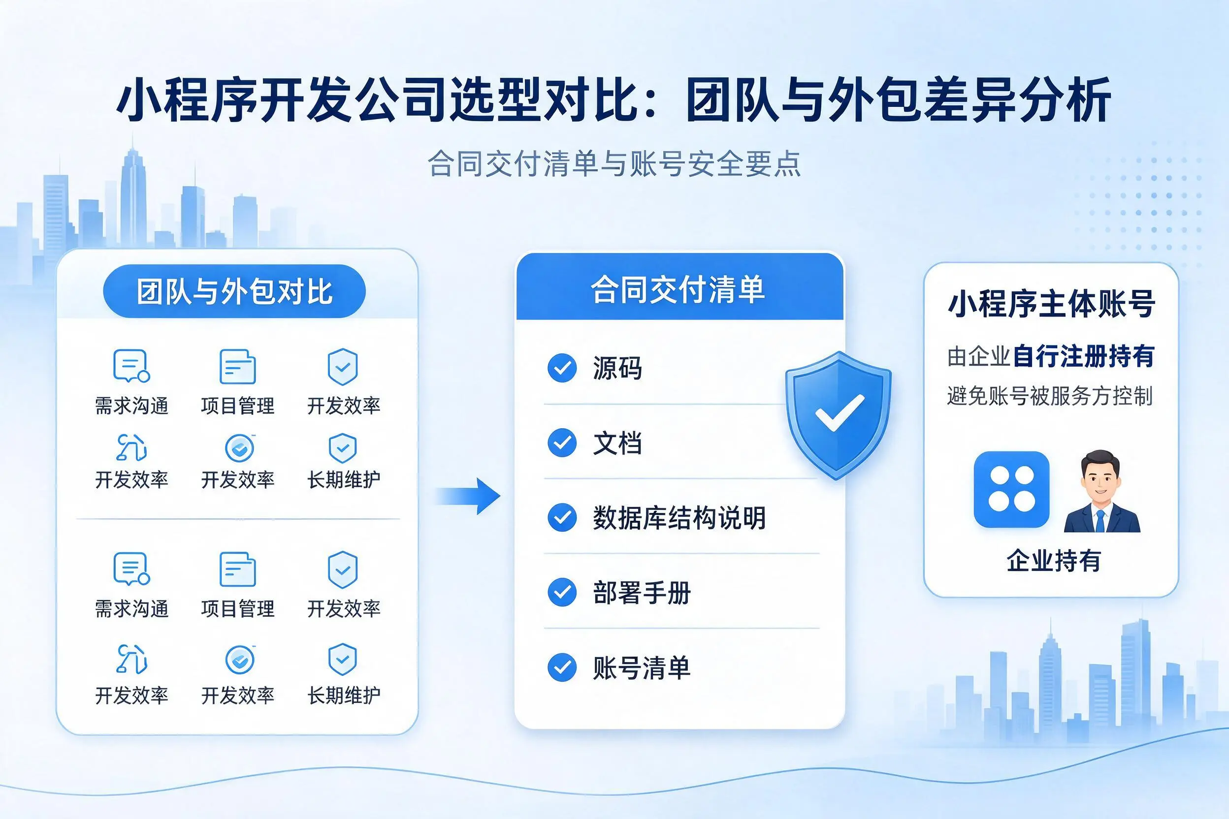 南通小程序开发公司选型对比：团队与外包差异分析