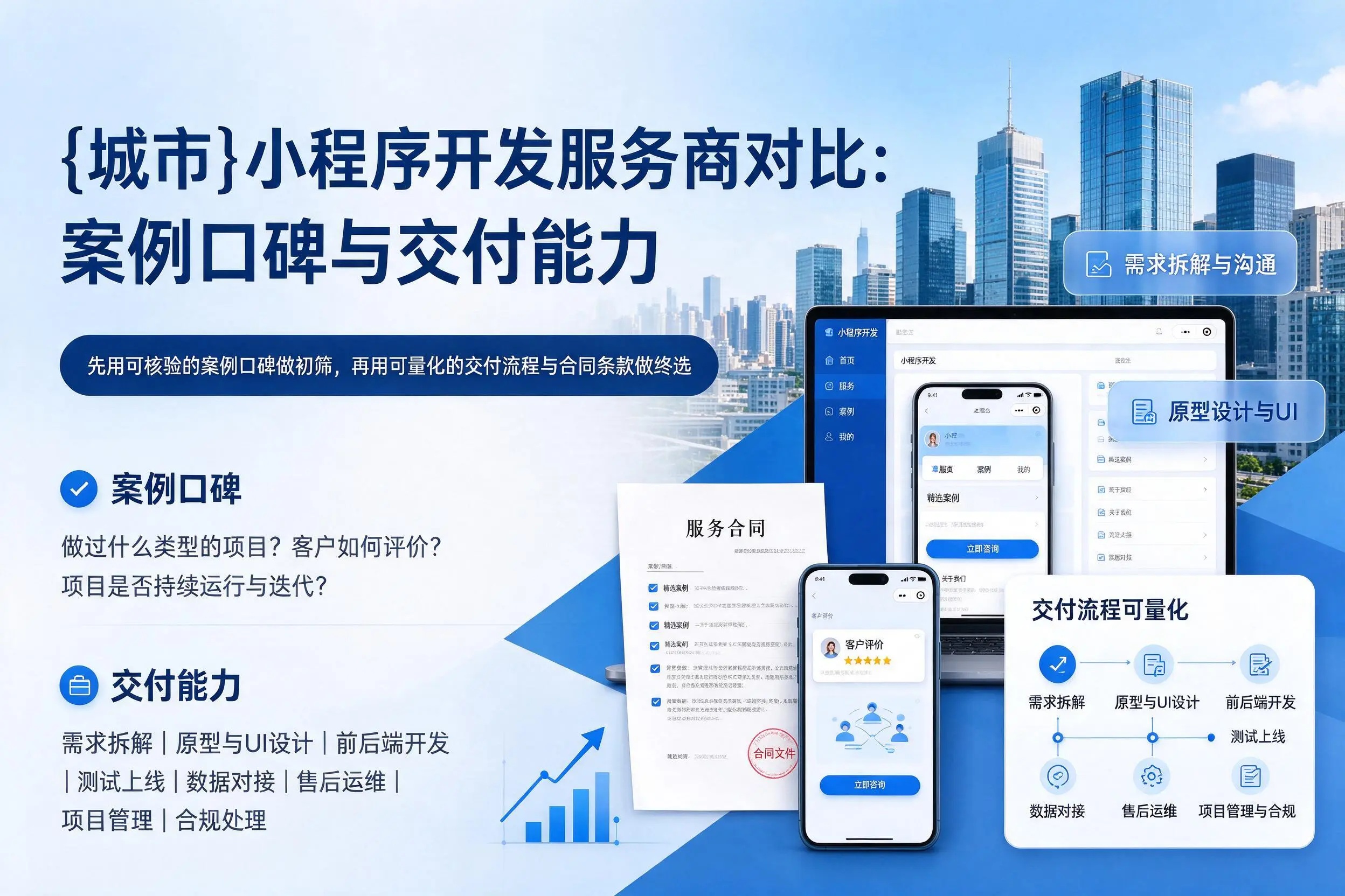 南通小程序开发服务商对比:案例口碑与交付能力